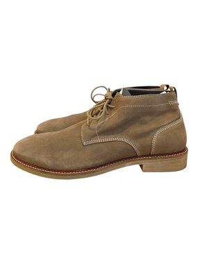 Dr Sholl’s Mens Size 10 M neutral tan Leather Chukka Boots With Lace-Up Closure